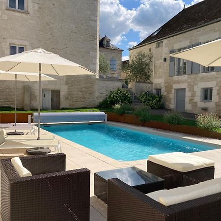 La Villa Lombardi En Champagne, Avec Piscine Privee Et Jacuzzi Les Riceys Luaran gambar