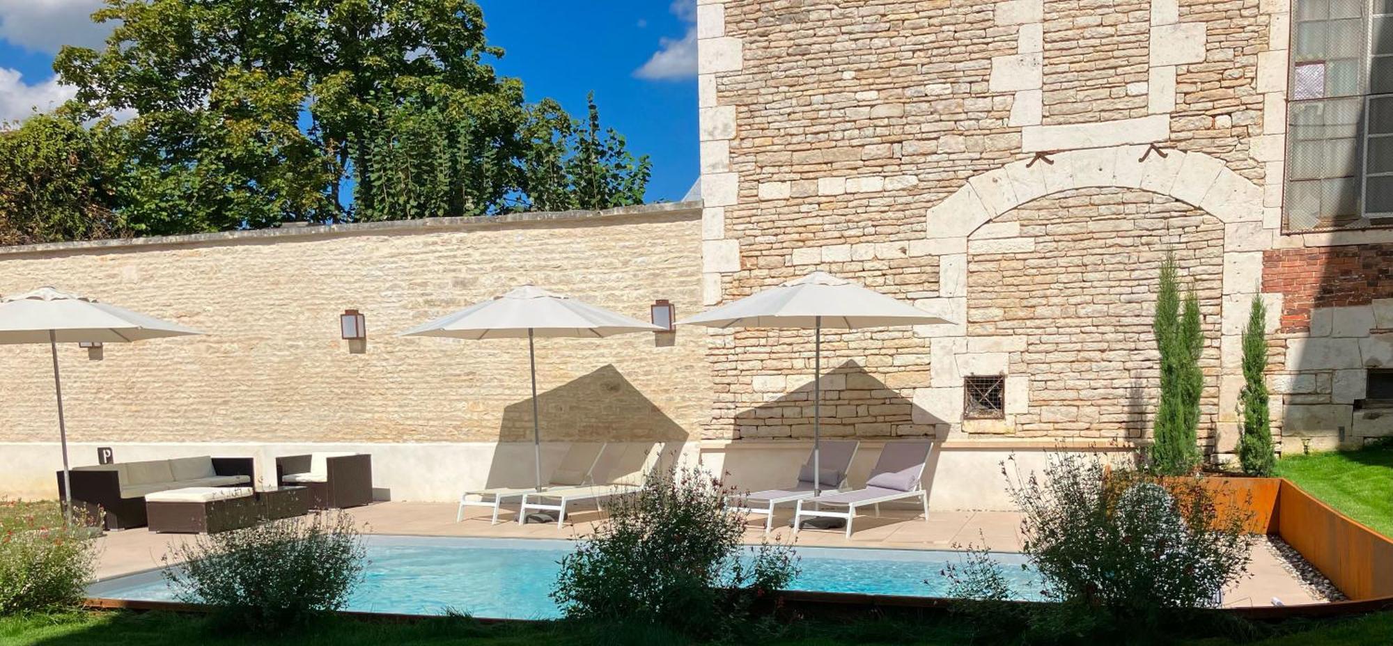 La Villa Lombardi En Champagne, Avec Piscine Privee Et Jacuzzi Les Riceys Luaran gambar