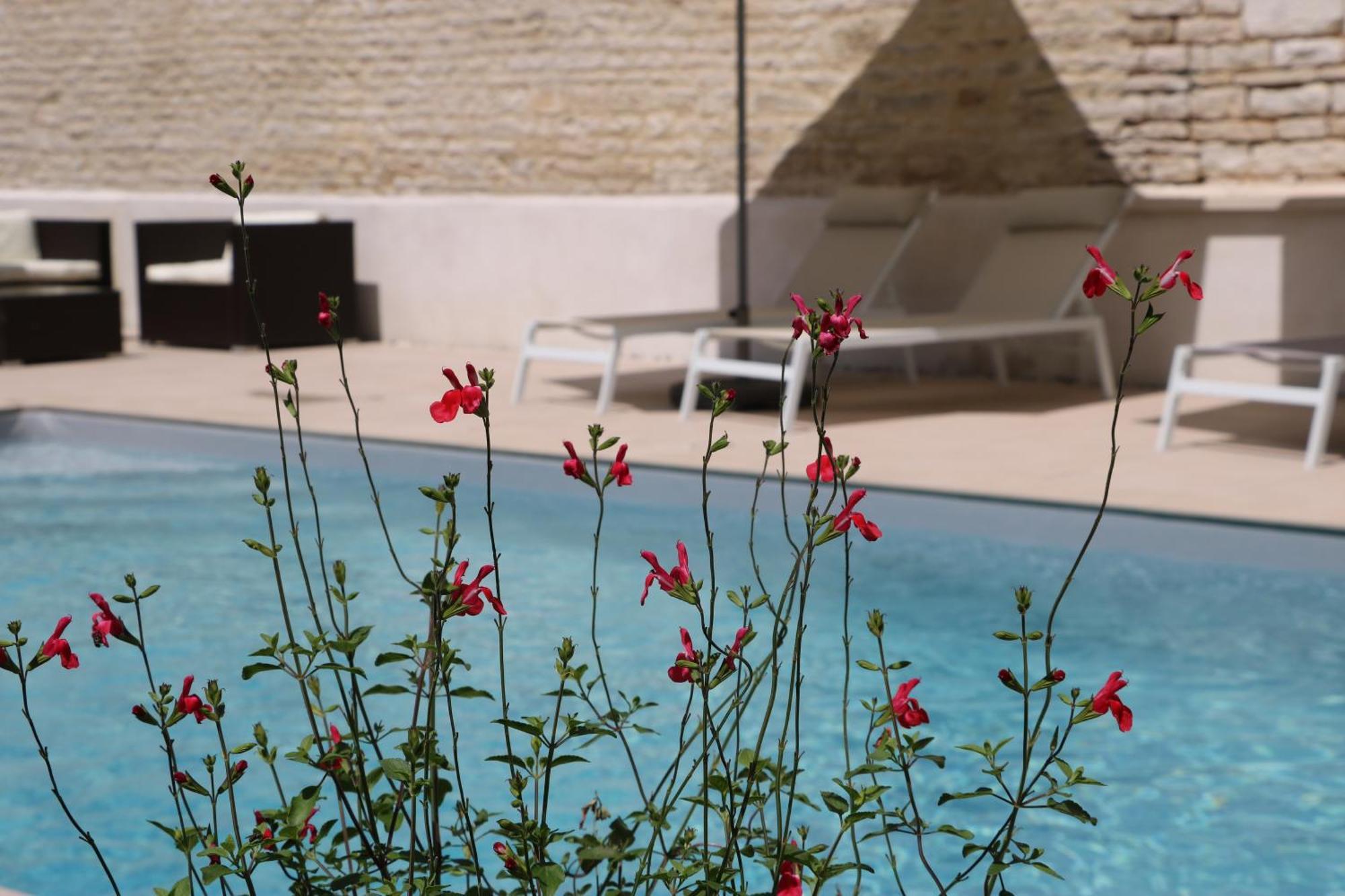 La Villa Lombardi En Champagne, Avec Piscine Privee Et Jacuzzi Les Riceys Luaran gambar